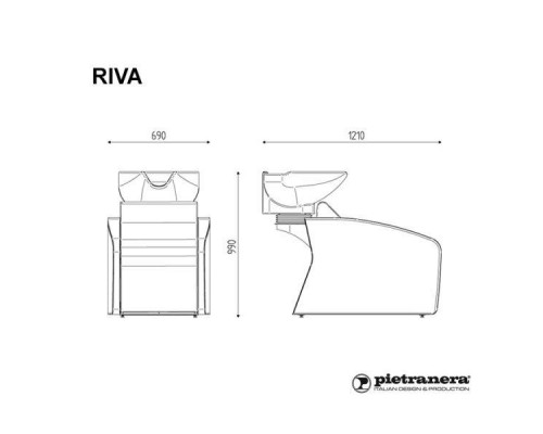 Мойка парикмахерская RIVA