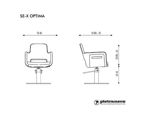 Кресло парикмахерское SE-X OPTIMA