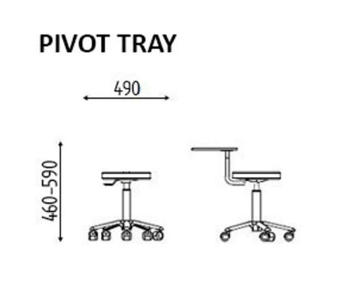 Стул мастера PIVOT TRAY